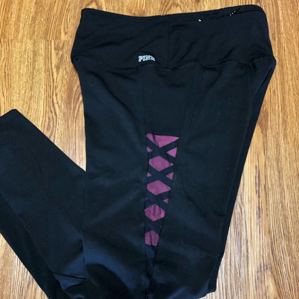 PINK ultimate leggings with mesh sides